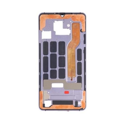 Lcd Frame Middle Chassis For Huawei Mate 20 X 5g White By - Maxbhi Com
