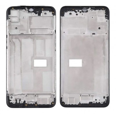 Lcd Frame Middle Chassis For Realme 3i Black By - Maxbhi Com