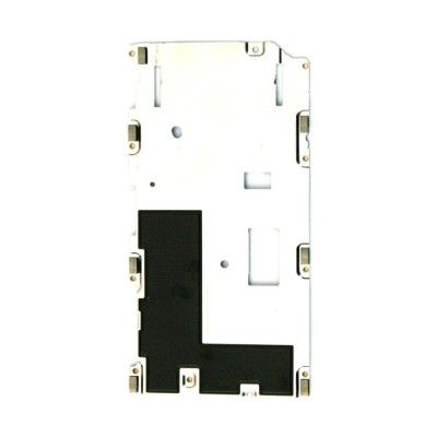 Lcd Frame Middle Chassis For Sony Xperia Xz2 Compact Black By - Maxbhi Com