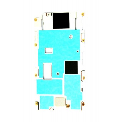 Lcd Frame Middle Chassis For Sony Xperia Xz2 Compact Black By - Maxbhi Com