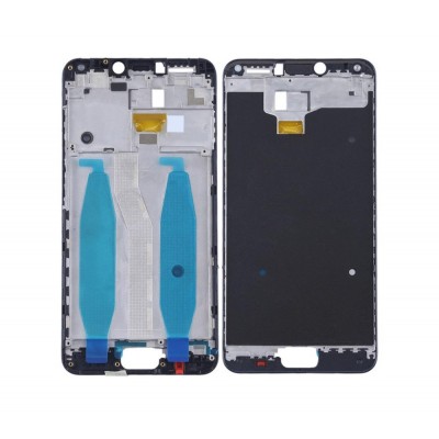 Lcd Frame Middle Chassis For Asus Zenfone 4 Max Pro Black By - Maxbhi Com