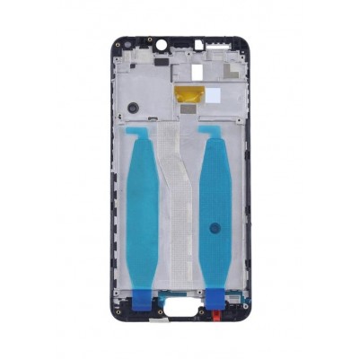 Lcd Frame Middle Chassis For Asus Zenfone 4 Max Pro Black By - Maxbhi Com