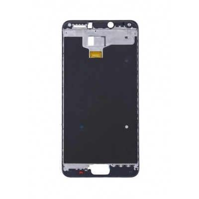 Lcd Frame Middle Chassis For Asus Zenfone 4 Max Pro Black By - Maxbhi Com