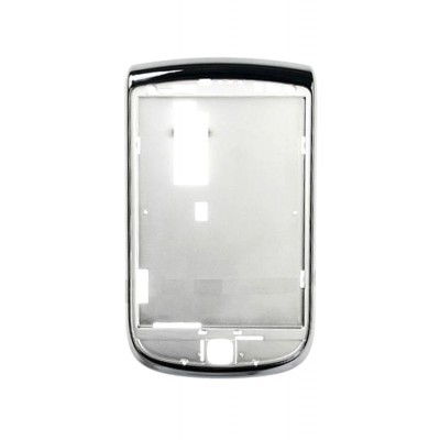Lcd Frame Middle Chassis For Blackberry Torch 9800 White By - Maxbhi Com