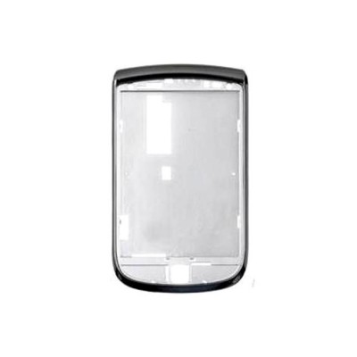 Lcd Frame Middle Chassis For Blackberry Torch 9810 Grey Black By - Maxbhi Com