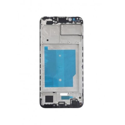 Lcd Frame Middle Chassis For Huawei Y7 2018 Blue By - Maxbhi Com