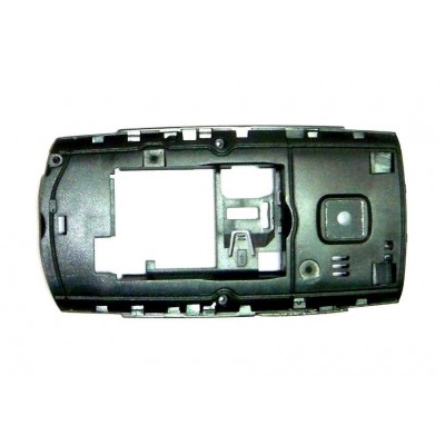 Lcd Frame Middle Chassis For Nokia X201 Black Red By - Maxbhi Com