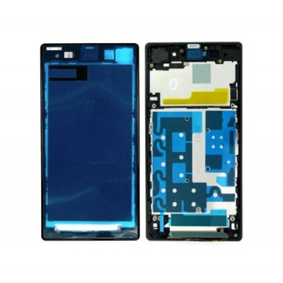 Lcd Frame Middle Chassis For Sony Xperia Z1 Honami White By - Maxbhi Com
