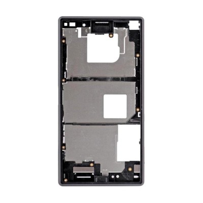 Lcd Frame Middle Chassis For Sony Xperia Z5 Compact Black By - Maxbhi Com