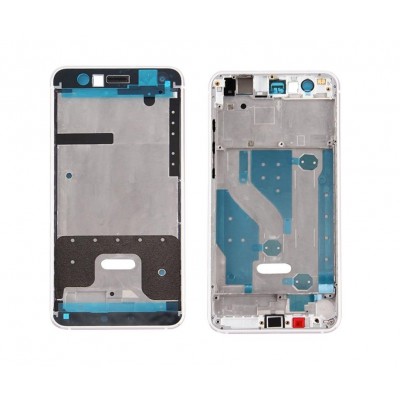 Lcd Frame Middle Chassis For Huawei Y7 Black By - Maxbhi Com