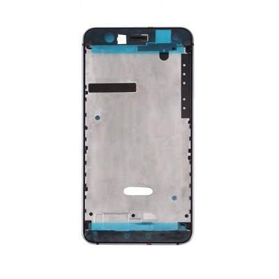 Lcd Frame Middle Chassis For Huawei Y7 Silver By - Maxbhi Com
