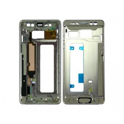 Lcd Frame Middle Chassis For Samsung Galaxy Note7 Usa Gold By - Maxbhi Com