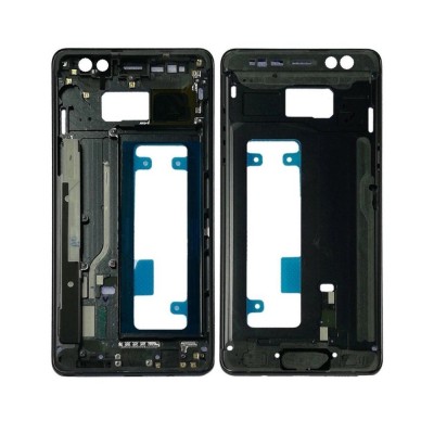 Lcd Frame Middle Chassis For Samsung Galaxy Note 7 Black By - Maxbhi Com