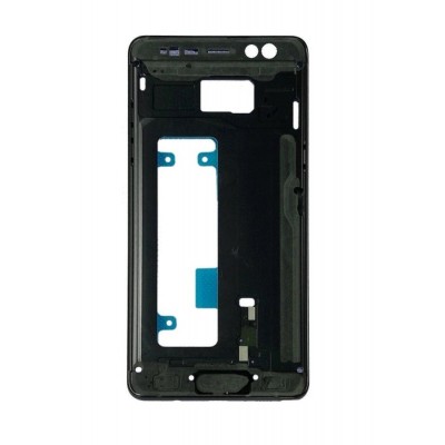 Lcd Frame Middle Chassis For Samsung Galaxy Note 7 Black By - Maxbhi Com