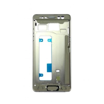 Lcd Frame Middle Chassis For Samsung Galaxy Note 7 Gold By - Maxbhi Com