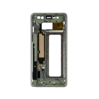 Lcd Frame Middle Chassis For Samsung Galaxy Note 7 White By - Maxbhi Com