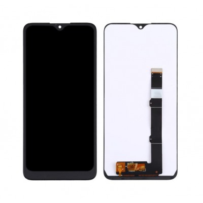 Lcd With Touch Screen For Alcatel 3l 2020 Black By - Maxbhi Com