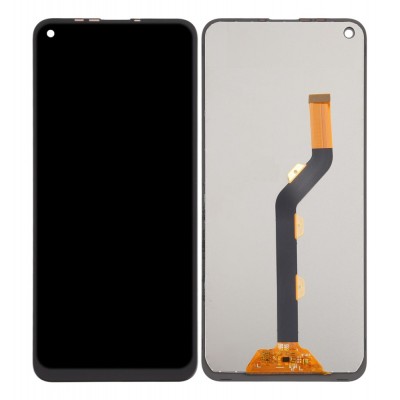 Lcd With Touch Screen For Tecno Camon 15 Air White By - Maxbhi Com