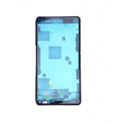 Lcd Frame Middle Chassis For Sony Xperia Z3 Compact D5803 Black By - Maxbhi Com