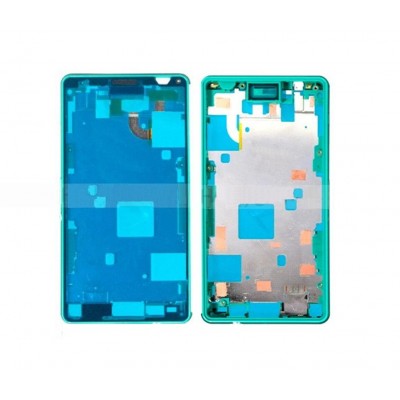 Lcd Frame Middle Chassis For Sony Xperia Z3 Compact D5803 Green By - Maxbhi Com
