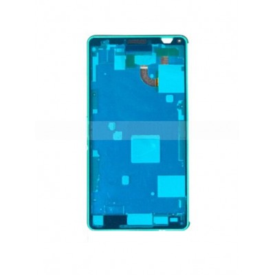 Lcd Frame Middle Chassis For Sony Xperia Z3 Compact D5803 Green By - Maxbhi Com