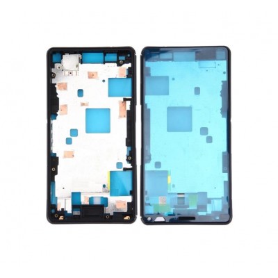 Lcd Frame Middle Chassis For Sony Xperia Z3 Compact D5833 Red By - Maxbhi Com