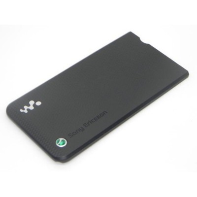 Back Cover For Sony Ericsson W302 - Black