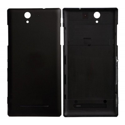 Back Panel Cover For Sony Xperia C3 Dual D2502 Black - Maxbhi Com