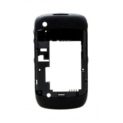 Lcd Frame Middle Chassis For Blackberry Curve 3g 9330 Black By - Maxbhi Com