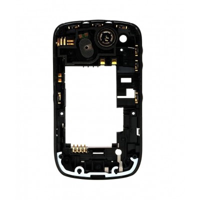 Lcd Frame Middle Chassis For Blackberry Curve 3g 9330 Black By - Maxbhi Com
