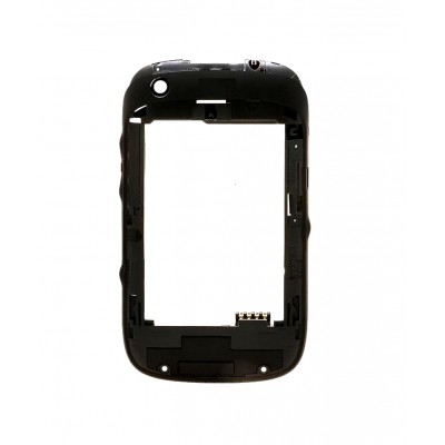 Lcd Frame Middle Chassis For Blackberry Curve 9220 Black By - Maxbhi Com