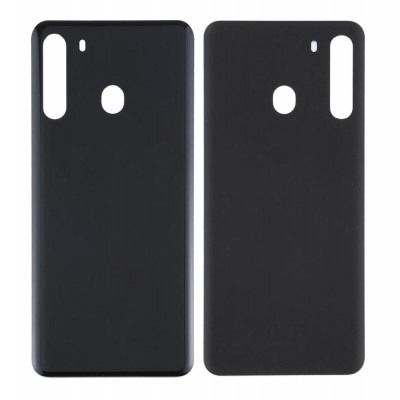 Back Panel Cover For Samsung Galaxy A21 Black - Maxbhi Com