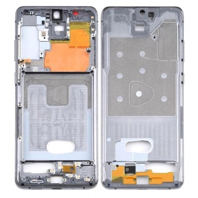 Lcd Frame Middle Chassis For Samsung Galaxy S20 Plus 5g White By - Maxbhi Com