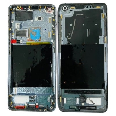 Lcd Frame Middle Chassis For Vivo X50 Pro Blue By - Maxbhi Com