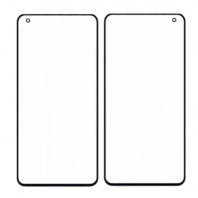 Replacement Front Glass For Vivo X50 Pro Blue By - Maxbhi Com