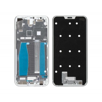 Lcd Frame Middle Chassis For Asus Zenfone 5 Ze620kl White By - Maxbhi Com
