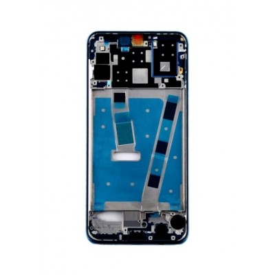 Lcd Frame Middle Chassis For Huawei Nova 4e Blue By - Maxbhi Com