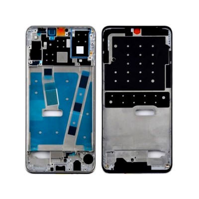 Lcd Frame Middle Chassis For Huawei Nova 4e White By - Maxbhi Com