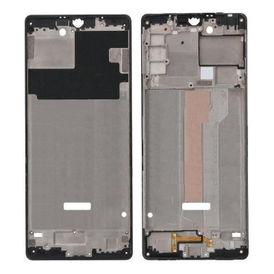 Lcd Frame Middle Chassis For Sony Xperia L4 Black By - Maxbhi Com