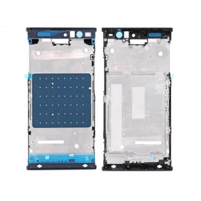 Lcd Frame Middle Chassis For Sony Xperia Xa2 Black By - Maxbhi Com