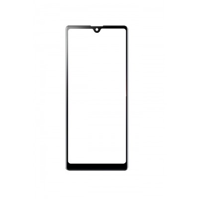 Replacement Front Glass For Sony Xperia L4 Black By - Maxbhi Com