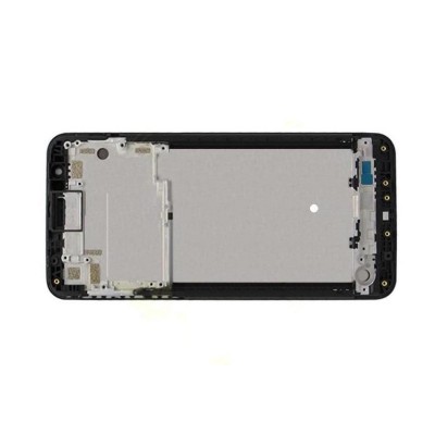 Lcd Frame Middle Chassis For Motorola Moto E6 Black By - Maxbhi Com