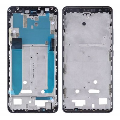Lcd Frame Middle Chassis For Bq Aquaris X2 Pro Black By - Maxbhi Com