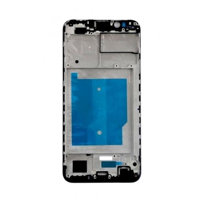 Lcd Frame Middle Chassis For Huawei Y7 Pro 2018 Black By - Maxbhi Com