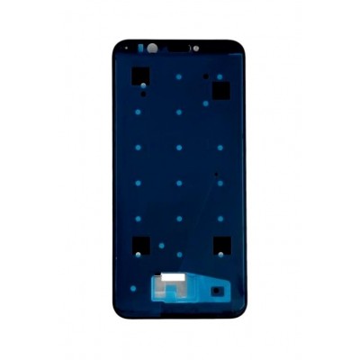 Lcd Frame Middle Chassis For Huawei Y7 Pro 2018 Black By - Maxbhi Com