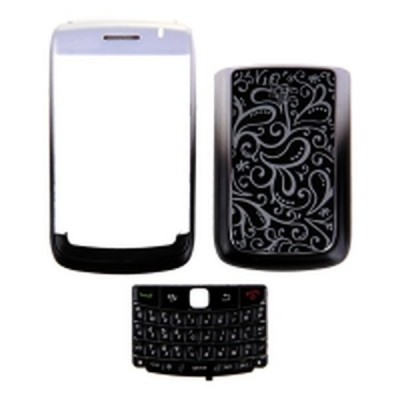 Front & Back Panel For BlackBerry Bold 9700 - Black