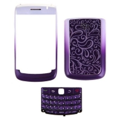 Front & Back Panel For BlackBerry Bold 9700 - Purple