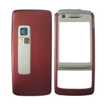 Front & Back Panel For Nokia 6288 - Red