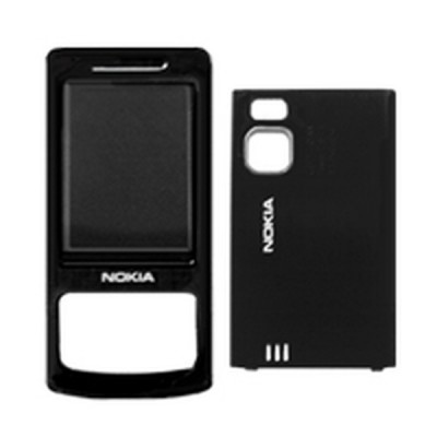 Front & Back Panel For Nokia 6500 slide - Black