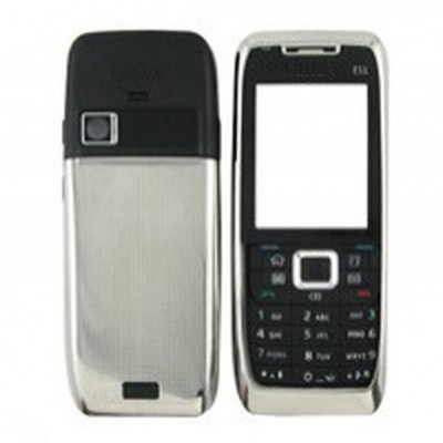 Front & Back Panel For Nokia E51 - Silver